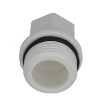 LK-207 En gros Bouchons filetés mâles 1/2" 3/4" pour tuyaux PPR, raccords de plomberie, bouchons en plastique pour tuyaux PPR