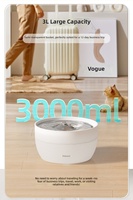 Distributeur automatique de nourriture pour animaux de compagnie, double alimentation, en acier inoxydable, modèle transfrontalier à bouton-poussoir, 2-en-1, 4L