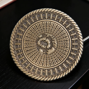 عملة تذكارية دائرية مخصصة بشعار مطبوع بالحرير الذهبي أو الفضي من إنتاج المصنع - Product Image 4