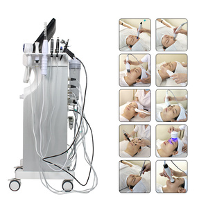Máquina 12 en 1 de dermoabrasión, limpieza profunda de la piel con H2O2, chorro de oxígeno, máquina facial de agua para uso doméstico, conjunto completo para el cuidado facial de la piel. - Product Image 2
