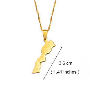 Collar con Colgante <span class=keywords><strong>de</strong></span> <span class=keywords><strong>Mapa</strong></span> <span class=keywords><strong>de</strong></span> Marruecos y Nombres <span class=keywords><strong>de</strong></span> Ciudades, Joyería <span class=keywords><strong>de</strong></span> Color Dorado para Mujeres y Hombres, <span class=keywords><strong>Mapa</strong></span> <span class=keywords><strong>de</strong></span> Marruecos # 236721 - Product Image 4