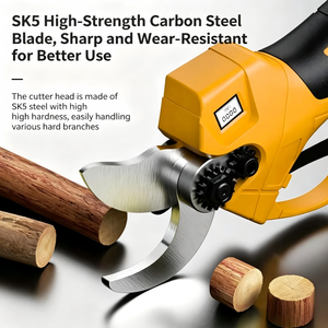 Visos Electric Pruning Shears 30-50 Mm Carbon Steel Blade Bypass Type Garden <b>Tool</b> - Product Image 5