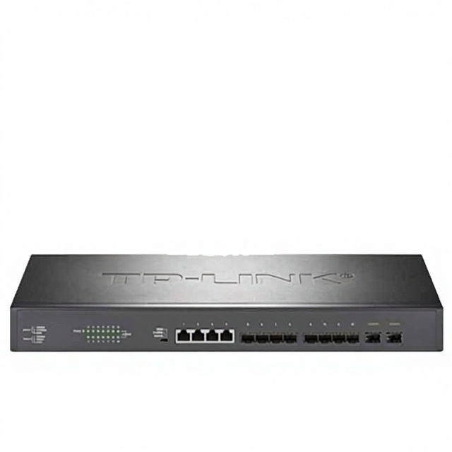 TL-SG2414F 14 Gigabit Fiber Managed Enterprise Switch with 4 All-Optical Ports and Network Management