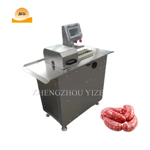 Đơn/đôi kênh hot dog làm cho máy xúc xích knotting máy tự động xúc xích buộc và stuffer máy