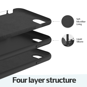 Coque de téléphone en silicone et TPU de conception sportive avancée pour <span class=keywords><strong>iPhone</strong></span> <span class=keywords><strong>SE</strong></span> <span class=keywords><strong>Accessoire</strong></span> mobile à doublure en fibre ultra-fine souple et résistant aux rayures - Product Image 3