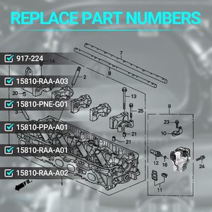 วาล์วโซลินอยด์ VTEC รุ่น 15810-RAA-A03 15810-RAA-A01 15810-PPA-A01 37250-PNE-G01 สำหรับรถยนต์ฮอนด้า ซีวิค ซี ซีอาร์-วี อีลิเมนท์ และอะคูร่า - Product Image 3