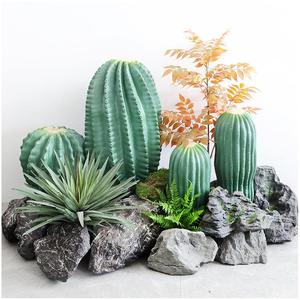 Plantes Décoratives d'Extérieur 2026 : Nouveaux Poteaux de Clôture Tropicaux Artificiels, <span class=keywords><strong>Cactus</strong></span> et Plantes Falses Économiques - Product Image 2