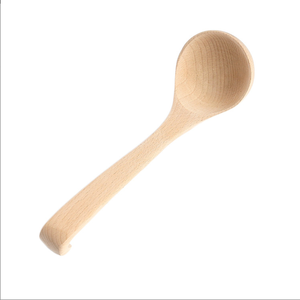 大サイズ天然ブナ油曲げスプーン最小注文10個入り - Product Image 5