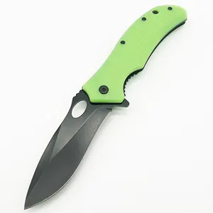 Kualitas tinggi Mini neon lipat saku pisau dengan Fire Starter OEM/ODM didukung tersedia untuk grosir