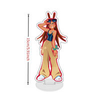 Standee de scène en acrylique transparent personnalisé, motif extraterrestre de dessin animé, Mizisua, cadeau créatif pour bureau