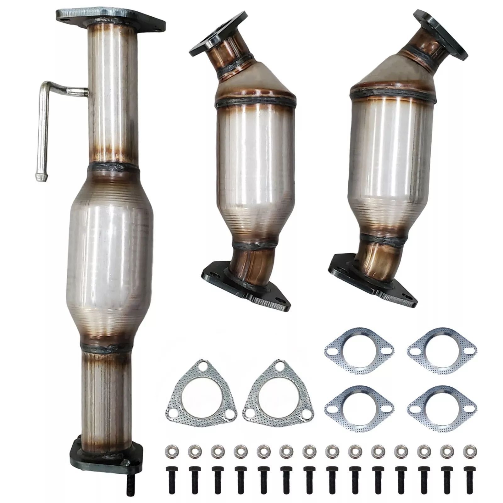 Complete 3-Piece Catalytic Converter Set For 2009-2017 Chevy Traverse 3.6L V6 - EPA Certified
