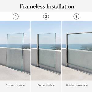 Pannelli in Vetro Temperato di Sicurezza Senza Telaio Europei da 3-12mm per Balaustre e Progetti Piscina - Product Image 6