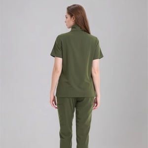 Conjuntos <span class=keywords><strong>de</strong></span> Uniformes Médicos para Mujer con Pantalones Jogger, Uniforme <span class=keywords><strong>de</strong></span> Enfermera Transpirable y Cómodo con Spandex, Uniformes Médicos al por Mayor - Product Image 2