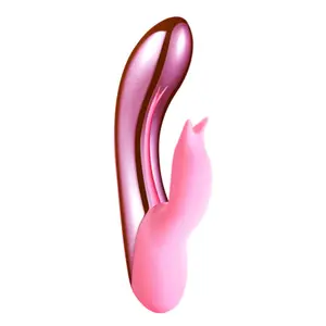 兔子振动器现实假阳具可充电振动器阴蒂刺激旋转假阳具振动器