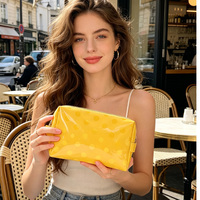 Trousse de Maquillage Personnalisée pour Femme, Trousse de Toilette de Voyage en PVC Colorée à Pois avec Fermeture Éclair, Trousse Cosmétique Tendance pour l'Été