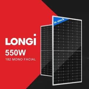 Paneles solares LONGi 550W 550W-560W para techos residenciales paneles solares de uso doméstico