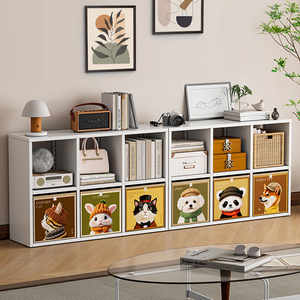 Moderno Armario de Almacenamiento de Acero de 8 Cubos, <span class=keywords><strong>Estante</strong></span> Abierto <span class=keywords><strong>Estrecho</strong></span> y Portátil para Sala de Estar, Entrada o Pasillo - Product Image 4