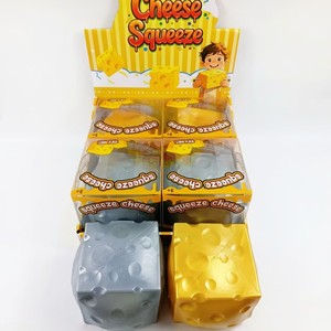 Best Selling Large 10cm Simulated Cheese Slow Rise Flour Filled Squeeze <b>Toy</b> Stress Relief <b>Fidget</b> <b>Toy</b> - Product Image 2