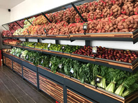 Produire des tables d'affichage Étagères de supermarché Étagères de supermarché utilisées Étagère en bois de supermarché