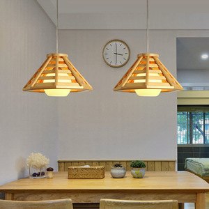Lámpara Colgante de Techo Estilo Pagoda de Madera, LED E26, 3500K, Luz Blanca Cálida, para Sala de Estar, Tamaño Grande, Control Remoto, Altura Ajustable - Product Image 4