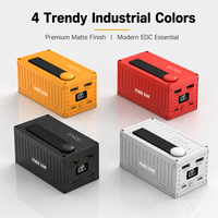 Batterie externe universelle portable à charge rapide avec câble intégré, type C, lithium polymère, 10000 mAh, grande capacité, batterie externe compacte