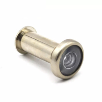 Visionneuse de porte en zinc populaire 180-220 degrés avec conception de trou d'observation de lentille en verre