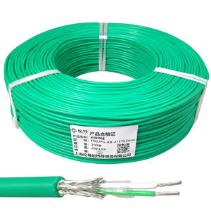 K-Typ Thermo element Silikon Flexibler Temperatur mess draht KX Biege beständiger flexibler Draht J/T/N/E/R Kompensation draht - Product Image 1