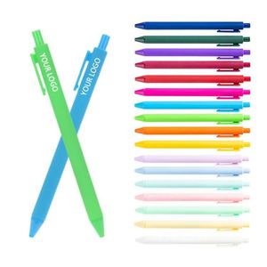 Stylos publicitaires en plastique personnalisés en gros, plusieurs couleurs, logo, 1,0 mm, stylo à bille pour promotion - Product Image 3