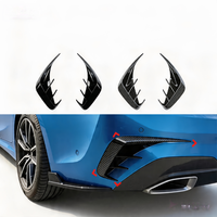 Ailerons de pare-chocs arrière noir brillant pour BMW Série 3 G20 G21 320i 325i 330i M Sport 2019-2022 Accessoires de voiture