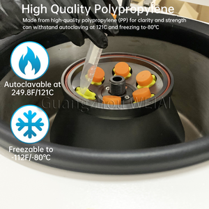 WEIAI 15ml Kunststoff-Zentrifugen röhrchen Schraub verschluss 50ml Reagenzglas PP-Mess marken Labor Sterilisieren von Mikro zentrifugen röhrchen 50ml - Product Image 4