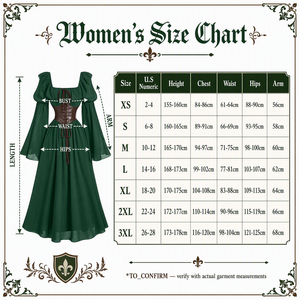 Robe médiévale et Renaissance personnalisée pour femme, col carré, corset à lacets, manches cloche évasées, robe longue, OEM ODM Marque Privée - Product Image 6