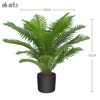 OH ARTS Ocean Harvest Vente Flash Arbre Bonsaï Artificiel Feuilles de Fougère Artificielles Plantes Arbres Artificiels