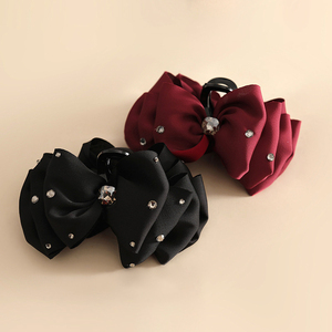 Venta al por mayor pinza de pelo de <span class=keywords><strong>trabajo</strong></span> profesional para las mujeres Banco Hotel Hospital enfermera <span class=keywords><strong>trabajo</strong></span> lazo grande red bolsillo accesorios para el cabello - Product Image 5