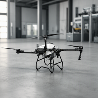 Accessoires pour drone UAV quadricoptère entièrement autonome en fibre de carbone noire respectueux de l'environnement
