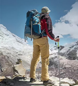 Bastones <span class=keywords><strong>de</strong></span> <span class=keywords><strong>Senderismo</strong></span> Plegables Antideslizantes <span class=keywords><strong>de</strong></span> Aluminio, Ligeros, para Trekking y Caminatas al Aire Libre, con Mango <span class=keywords><strong>de</strong></span> EVA - Product Image 2