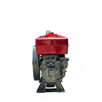 Moteur diesel monocylindre refroidi par eau à démarrage manuel quatre temps 20 CV ZS1115