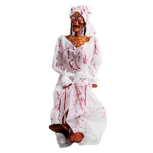 Halloween cabeza esqueleto simulación humano plástico esqueleto fantasma casa habitación secreta Prop <span class=keywords><strong>cadáver</strong></span> seco <span class=keywords><strong>novia</strong></span> esqueleto Decoración - Product Image 1