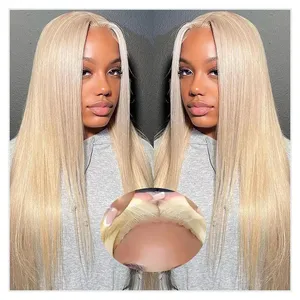 Parrucche in <span class=keywords><strong>Capelli</strong></span> Umani Vergini con Densità 200, Full Lace, Naturali, <span class=keywords><strong>Afro</strong></span>, con Fascia, HD Lace, per Donne Nere, Taglia Piccola/Grande - Product Image 1