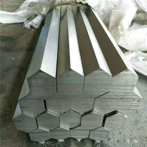 מוט משושה מפלדת אל-חלד באורך 6 מטר, סוג 304 316 316L ASTM JIS, מוט משושה מפלדת אל-חלד 2205 409 410 416 420 440C - Product Image 2