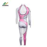 Paillettes personnalisées et frange strass franges personnalisées paillettes Majorette tenues uniforme de danse Majorette rouge pour équipe de danse
