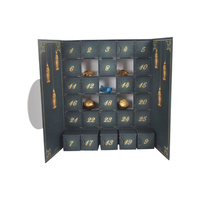 Calendrier de l'Avent du Ramadan à 30 tiroirs avec logo DIY, emballage compte à rebours Kalender, papier cadeau de bombe de bain Mubarak musulman, matériaux recyclés