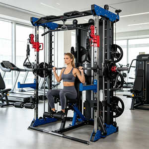 Appareil de musculation multifonctionnel Smith complet pour la maison et la salle de sport, modèle SP-DZ007 - Product Image 1