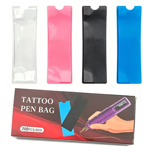 Sacchetti Adesivi Monouso per Penne da Tatuaggio, Custodie in Plastica Multicolore per Macchinette da Tatuaggio, Forniture Igieniche per Tatuatori - Product Image 2