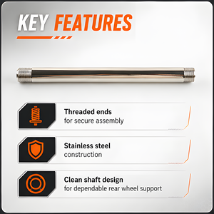 <span class=keywords><strong>Axe</strong></span> <span class=keywords><strong>de</strong></span> <span class=keywords><strong>roue</strong></span> arrière compatible <span class=keywords><strong>KTM</strong></span> EXC EXCF 2024 SX-F 450 FC450 2023-2027, <span class=keywords><strong>axe</strong></span> pivotant A46010185044, accessoires en acier inoxydable - Product Image 4