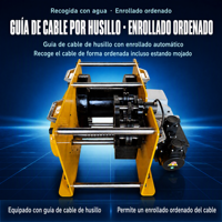 Système de treuil servo PLC intelligent avec guide-câble automatique à vis sans fin |   Treuil de positionnement haute précision pour treuil industriel ODM