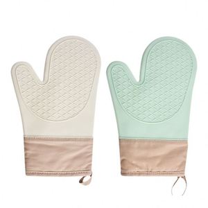 Gants de four en silicone à motif diamant, résistants aux hautes températures, isolants thermiquement, anti-brûlure, outils de cuisine et de pâtisserie - Product Image 1