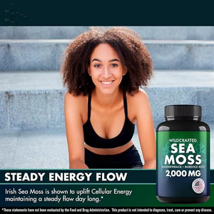 OEM Sea Moss Kapseln Irish Sea Moss Advanced mit Kletten wurzel Super food Sea Moss Supplements Pille - Product Image 4