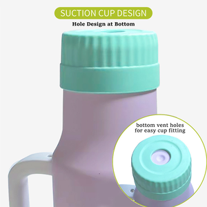 Nouvelle arrivée : Housse de protection en silicone antidérapante et écologique pour le fond des gourdes et tasses de voyage - Product Image 3