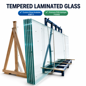 <span class=keywords><strong>Verre</strong></span> feuilleté <span class=keywords><strong>trempé</strong></span> transparent PVB, <span class=keywords><strong>verre</strong></span> de sécurité renforcé pour bâtiments, <span class=keywords><strong>prix</strong></span> au mètre carré, taille personnalisée, vente en gros, usine - Product Image 1