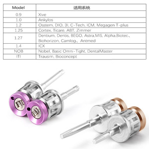 VIMEL Dental Implant Screwdriver 0.9 1.0 1.2 1.25 1.27 1.4 NOB ITI For Xive Ankylos Osstem Cortex Dentium Nobel Trausim - Product Image 1
